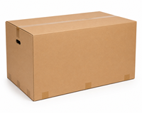 Grande boîte de carton ondulé industrielle pour expédition, carton maître robuste à 4 rabats RSC pour l'emballage