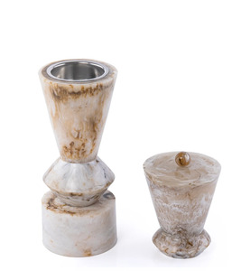 Eco Friendly Epoxy Resin Bakhoor Burner Set with Stainless Steel Insert Aromatic <b>Diffuser</b> for Home Office Fragrance - Product Image 1