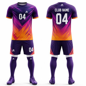 Kit de football sur mesure de haute qualité, nouveau design, kit de football personnalisé avec nom d'équipe, vêtements de sport, kit de football - Product Image 1