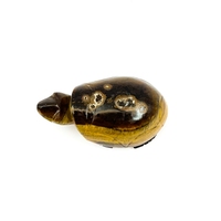 Tortue sculptée en œil de tigre naturel marron, cristal de guérison, Reiki, Feng Shui, décoration d'intérieur et de fêtes, Chakralume, objet de collection