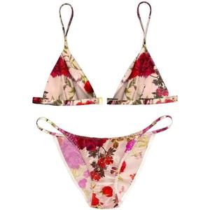 Conjunto de Bikini Estampado para Mujer, Estilo Moderno y Exclusivo, Traje de Baño de Dos Piezas de Alta Calidad, Bra y Braguita - Product Image 1