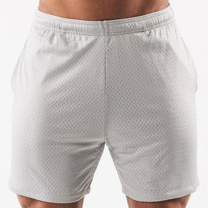 Shorts personnalisés pour hommes, imprimés par sublimation, shorts en mesh respirants pour le sport et le basketball, avec options OEM et ODM. - Product Image 4