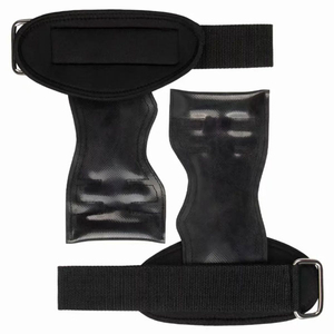 Agarraderas Ajustables de Neopreno para Palma de la Mano con Correa Segura, Ideales para Ejercicios de Dedos, Agarraderas Negras para Equipo de Fitness - Product Image 6