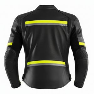 Latest Design Premium Quality Motorbike Jacket Wholesale Waterproof Breathable Printed OEM Service Customized Polyester/Cotton - Product Image 2