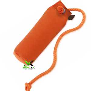 VANTEX SPORTS Juguete de Entrenamiento para Perros y Gatos, Duradero, Ecológico, Ligero, Simple, de Lona Roja, con Asa de Cuerda Naranja, Reutilizable - Product Image 5