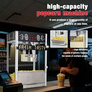 Macchina per Popcorn Commerciale da 30 Oz, 1650W, Rossa, Stile Cinema da Tavolo con 3 Interruttori e Motore - Product Image 4