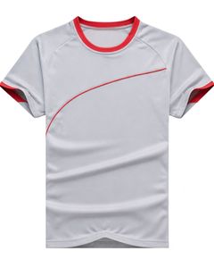 Ensemble de t-shirt et short de sport gris et rouge pour homme, respirant, séchage rapide, tenue de sport, entraînement athlétique, tenue de course estivale, vêtements de sport - Product Image 2