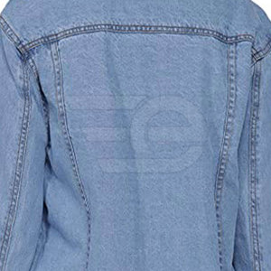 Chaqueta Vaquera Urbana para Mujer, con Botones al Frente, Informal, de Algodón, Estilo Urbano, para Uso Diario, Moderna - Product Image 3