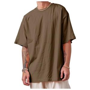Custom Heavyweight Oversized Cotton DTG Printed Boxy Fit Drop Shoulder <b>Tshirt</b> Cropped Casual Boxy T Shirt for Men Blank Design - Product Image 6