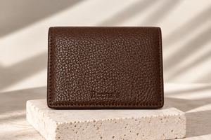 Grain Leather Fashion Coin <b>Wallet</b> <b>Slim</b> <b>Card</b> Holder Open Closure Waterproof Polyester Lining 4 Color Selection for Daily Carry - Product Image 5