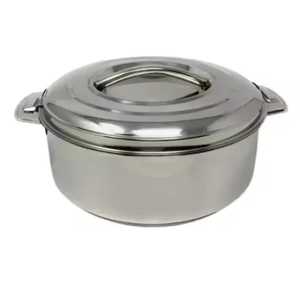 Marmite à soupe en acier inoxydable à double poignée, compatible induction - Product Image 1