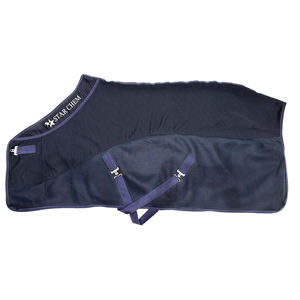 Breathable Horse Cooler Rug Navy Blue <b>Waffle</b> Mesh Sweat <b>Blanket</b> with Cross Surcingles Quick Dry Stable Use - Product Image 1