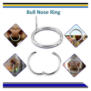 Anillo Nasal para Ganado Bovino, de Acero Inoxidable, Resistente, para Manejo de Animales de Granja, Equipo Veterinario para Ganadería - Product Image 3