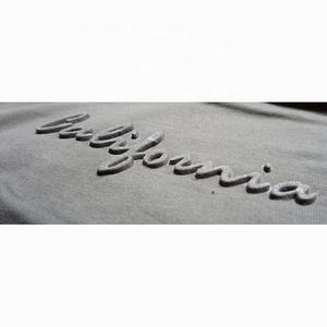 Sudadera con capucha con estampado de letras en relieve 3D de invierno para hombre con cuello encapuchado Técnicas teñidas lisas - Product Image 6