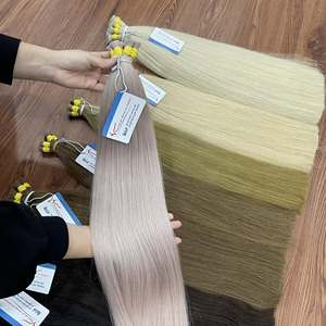 Pelo trenzado preestirado de alta calidad de 22 a 30 pulgadas, mechones sedosos sintéticos rectos de hueso, gran oferta - Product Image 1