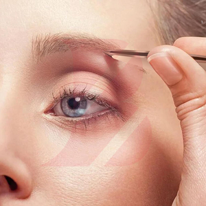 Pince à épiler de précision à pointe fine de qualité supérieure, en acier inoxydable, pour extensions de cils - Product Image 6