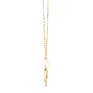 Colgante de Diamante Cultivado en Laboratorio en Oro con Certificado, Joyería Fina Premium, Accesorio de Moda de Diseñador, Regalo Elegante Contemporáneo - Product Image 2