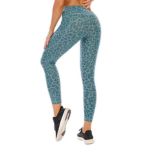 Leggings de yoga et de sport pour femmes, taille haute, extensibles, en tissu doux, pour entraînement et fitness, vente en gros personnalisée, service OEM - Product Image 2