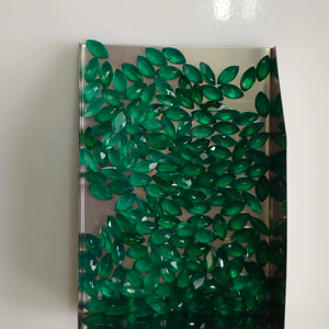 Onyx vert naturel 6x3MM taille marquise, pierres précieuses de qualité supérieure pour la fabrication de colliers - Product Image 5