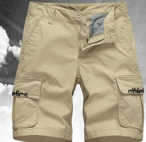 Pantalones Cortos de Trabajo ODM de Verano para Hombre, Estilo Casual Deportivo, de Pierna Ancha, 100% Algodón, Tejido de Lona, Cintura Alta, de Moda - Product Image 6