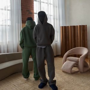 Custom Logo Active <b>Pullover</b> Cotton Polyester Pocket <b>Pullover</b> <b>Men</b> Tracksuit - Product Image 2