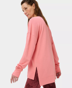 Sudadera de Cuello Redondo para Mujer, 100% Algodón, Sudaderas Gruesas, Diseño Liso - Product Image 5