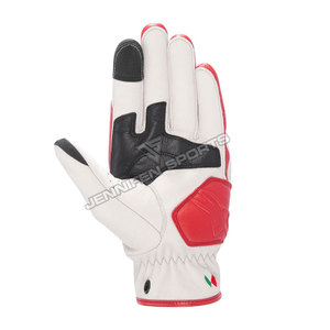 Guantes de Motociclismo Deportivos de Cuero para Exteriores, con Pantalla Táctil, Nudillos Reforzados, Dedos Completos, Guantes Tácticos para Moto - Product Image 4
