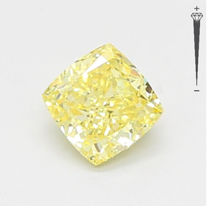 Diamante Cultivado en Laboratorio con Certificado IGI, Corte Cojín de 8.02 CT, Color Amarillo Intenso, Claridad VS1, Número de Certificado 683581802 ROYAL GEMS - Product Image 2