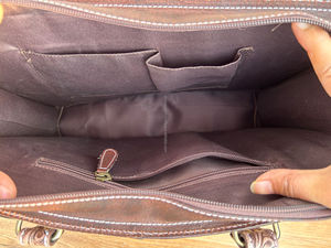 Nueva llegada de alta calidad tallado a mano de cuero flecos bolso de mano sillín manta tela bolsos de cuero para mujer multiuso - Product Image 6