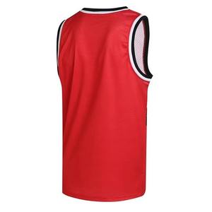 Camiseta de Baloncesto Personalizada Azul/Amarilla con Cuello en V, Sin Mangas, Absorbente de Humedad, Impresión Sublimada, 100% Poliéster, Unisex para Adultos - Product Image 3