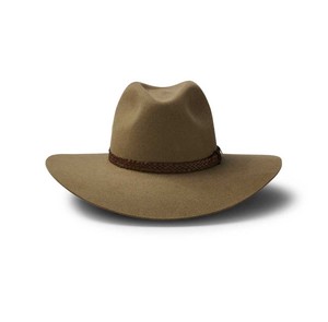 Brown Leather Striped Cowboy <b>Hat</b> Unisex Adult Wide Brim Beach Spring <b>Summer</b> 56-58CM - Product Image 2