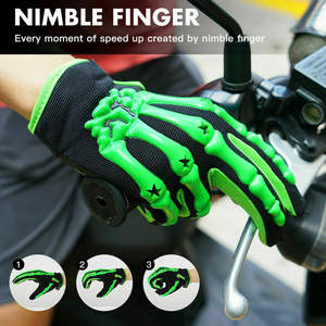 Gants de moto de qualité supérieure, couleur personnalisée, imperméables, respirants, à doigts complets, paume flexible, pour le cyclisme et la conduite sur route. - Product Image 2