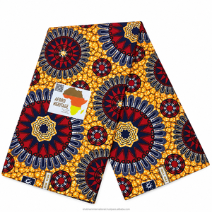 Ankara Wax Fabric <b>African</b> Printed Textile <b>Material</b> for Women Dressmaking Apparel Skirts Tops and Craft - Product Image 6