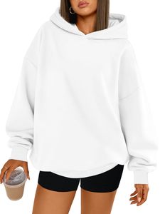 Nueva llegada, sudadera con capucha extragrande para mujer, ligera, fácil de lavar, antiencogimiento, deportiva, 100% algodón, otoño, logotipo personalizado, la mejor calidad. - Product Image 6