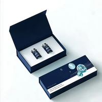 Caja de Embalaje de Papel Rígido Aséptico Personalizada para Viales de 3ml, 5ml y 10ml, con Cierre Magnético, Materiales Reciclados Ecológicos, Grabado en Relieve y Esponja