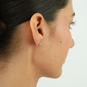 5x7 mm Oval Cut Natural Green Amethyst Gemstone 925 <b>Sterling</b> <b>Silver</b> Minimalist <b>Stud</b> Earrings For Women's - Product Image 4