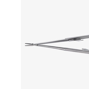 Porte-aiguilles Castroviejo professionnel en acier inoxydable de 7 pouces pour microchirurgie ophtalmique, certifié CE ISO, classe I, OEM privé - Product Image 5