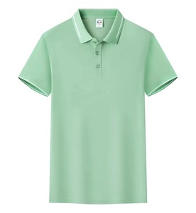 Polo personnalisé pour homme, blanc, manches courtes, 100% coton piqué, tricoté, décontracté, couleur unie, respirant, coupe classique, boutons - Product Image 3