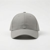 Cappellino da Baseball Grigio Chiaro, Design Moderno e Alla Moda, Vestibilità Comoda, Regolabile, Impermeabile, in Cotone