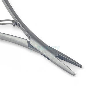 Portaagujas Mathieu de precisión para cirujanos, herramienta manual para sutura, portaagujas Mathieu de control fino - Product Image 3