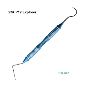 Ergonomic Manual Double Ended Dental 23/CP12 Explorer RT-D-0037 CE Certified Made of Stainless Steel Roboz Tech Pakistan - Product Image 1