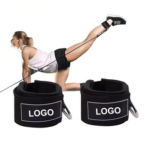 Sangles de cheville professionnelles pour la gym, fixation pour câble, entraînement des jambes, fitness, kickbacks fessiers, brassards de résistance, ceinture de pied unisexe, équipement - Product Image 3