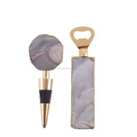 Ensemble de bouchons de vin en acier inoxydable avec dessus en bois Nouveau bouchon de bouteille de champagne de bière préféré Style unique Bouchons amovibles faciles