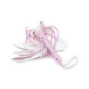 Leather <b>Flogger</b> Handmade Leather Build Soft Strips Durable Handle Leather <b>Flogger</b> Daily Simple Use - Product Image 3