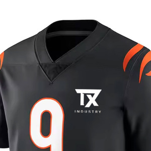Maillots de football américain personnalisés respirants de haute qualité, taille plus, pour impression par sublimation, logo couleur personnalisé - Product Image 4