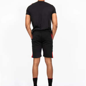 Body <b>Fitted</b> <b>T</b>-<b>Shirt</b> and Short Set Made In Cotton Polyester Tight 100% Cotton Breathable Men's Sports Casual <b>T</b> <b>Shirt</b> Plain Dyed - Product Image 2