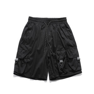 Shorts de bain pour hommes, coupe unie, séchage rapide, anti-plis, respirants, en Spandex/Coton, pour le surf et la plage, avec poches et taille élastique - Product Image 6