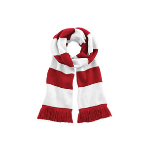 Nouvelle Écharpe de Supporter en Acrylique Tricoté Rayé de Qualité Supérieure avec Pompons, Modèle 2026, Idéale pour les Fans de Football - Product Image 2