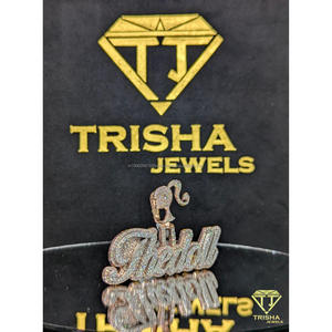 จี้เพชรโมอิสซาไนต์ VVS รูปตุ๊กตา "The Doll" สำหรับผู้ชาย ประดับด้วยเงินแท้ 925 สไตล์ฮิปฮอป จาก Trisha Jewels - Product Image 5