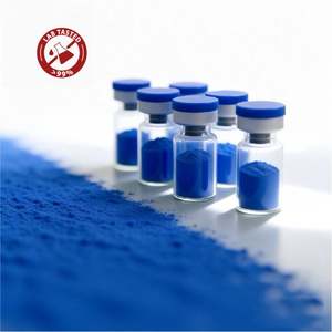 Péptidos de Cobre Azul GHK Cu de Grado Cosmético, Viales de 100 mg en Polvo, Antienvejecimiento, Reafirmante Corporal, Envío Seguro, Entrega Rápida - Product Image 4
